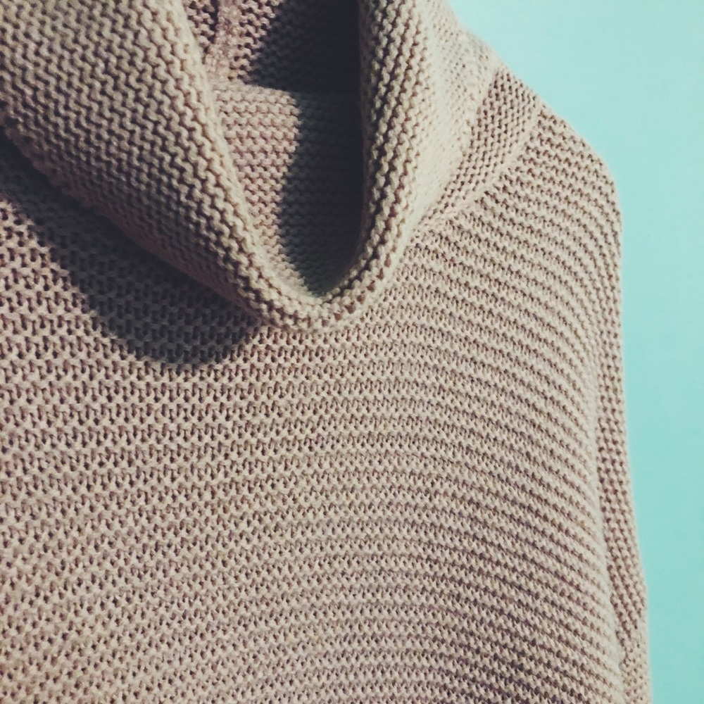 long pale pick turtle neck